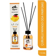 Ilgaz Reed Dıffuser 110 ml Mango Oda Kokusu Tropikal Oda Parfümü Bambu Çubuklu Oda Kokusu