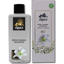 Ilgaz Elegance Series Beyaz Zambak Kolonyası 400 ml 80 Derece Eau De Cologne