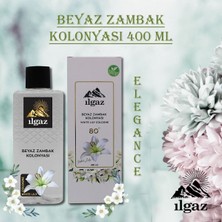 Ilgaz Elegance Series Beyaz Zambak Kolonyası 400 ml 80 Derece Eau De Cologne