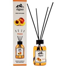 Ilgaz Reed Dıffuser Şeftali Oda Parfümü 110 ml Peach Ortam Kokusu Tropikal Meyve Oda Kokusu