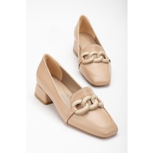 Suins Shoes Suins Angelis Model Taş Detaylı Kadın Orta Topuklu Ayakkabı