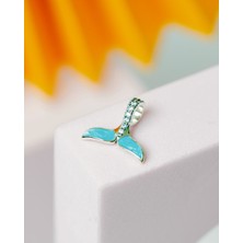 Corney Design Mermaid Balina Charm 925 Ayar Gümüş