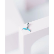 Corney Design Mermaid Balina Charm 925 Ayar Gümüş