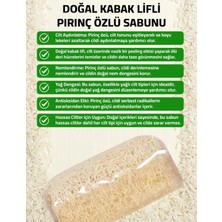 Ayliz Plast & Ambalaj  Doğal El Yapımı Kabak Lifli Pirinç Unu Özlü Akne Karşıtı Cilt Sabunu (130 Gr)