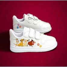 Amazoon Desing Tatlı Hayvanlar Baskılı Çocuk Spor Ayakkabı
