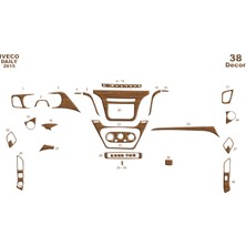 Marscockpitdesign Iveco Daily Konsol-Maun Kaplama 2014 38 Parça