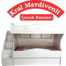 Mürsel Kral Merdivenli Çocuk Ranzası