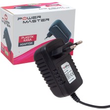 POWERMASTER PM-31667 5 VOLT - 2 AMPER 3.5*1.35 MM UÇLU PLASTİK KASA PRİZ TİPİ ADAPTÖR (ANDROID BOX İÇİN)