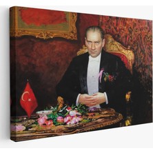 Keskin Bakışlı Atatürk TABLOSU-6553