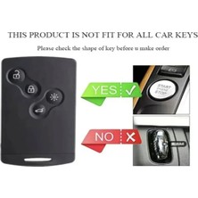 Xukey Renault ANAHTARSIZ ÇALIŞTIRMA UYUMLU Clio Megane Captur Koleos Duster Sandero Anahtar Kılıfı