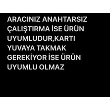 Xukey Renault ANAHTARSIZ ÇALIŞTIRMA UYUMLU Clio Megane Captur Koleos Duster Sandero Anahtar Kılıfı