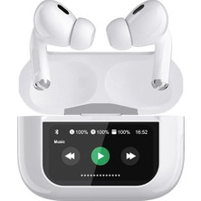 V20 Pro Earphone 2.nesil Aplikasyonlu Anc/enc Dokunmatik Ekranlı Bluetooth Kulaklık