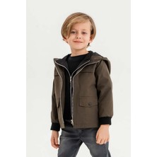 Gold Class Kidswear Kapüşonlu Su Geçirmez Erkek Çocuk Yağmurluk