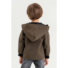 Gold Class Kidswear Kapüşonlu Su Geçirmez Erkek Çocuk Yağmurluk