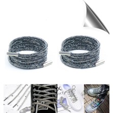 Airyfoot Kristal Taşlı Parlak Taşlı Ayakkabı Bağcığı 100 cm 1 Çift