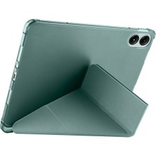 Fuchsia Poco Pad Pro 12.1 Inç Xiaomi Uyumlu Kılıf Kalem Bölmeli Akıllı Uyku Modlu Standlı Kılıf