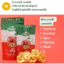 SC Sunny Crisps Kurutulmuş Elma Dilimleri  Atıştırmalık Şekersiz Katkısız 100gr - 5'li Paket