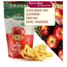 SC Sunny Crisps Kurutulmuş Elma Dilimleri  Atıştırmalık Şekersiz Katkısız 100gr - 5'li Paket