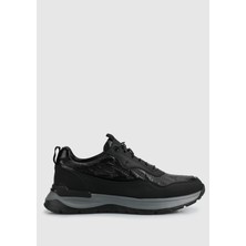 ProvoQ Siyah Deri Erkek Sneaker