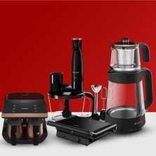 Arçelik Küçük Ev Aletleri 4lü Set cm 6964 S - Tm 6046 Cs - Rhb 6050 S - Tkm 9961 B