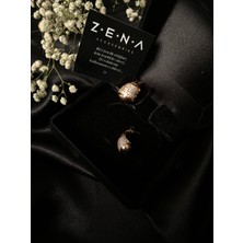 Zena Accessories Zirkon Taşlı Damla Küpe