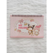 Çılgıntrend Sanrio Kuromi Melody 10 Sayfa Sticker Defteri 1 Adet