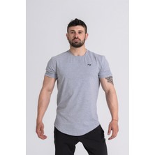 Gymwolves  Erkek Spor T-Shirt  | Gri | Workout Tanktop |