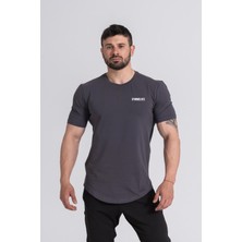 Gymwolves Erkek T-Shirt | Tişört | Erkek Spor T-Shirt | Workout | Füme |