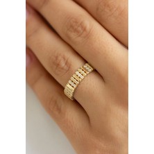 By Milo Jewellery 14 Ayar Altın Tasarım Yüzük