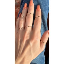 By Milo Jewellery 14 Ayar Minimal Yüzük