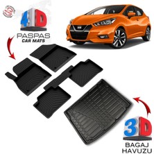 3K Store Nissan Micra 4d Paspas ve 3D Bagaj Havuzu 2020 ve Üstü