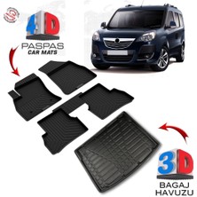 3K Store Opel Combo 4d Paspas ve 3D Bagaj Havuzu 2012 2018