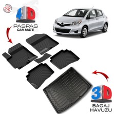 3K Store Toyota Yaris 4d Paspas ve 3D Bagaj Havuzu 2005 2010