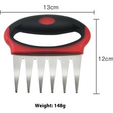Zamber Amkobnu Paslanmaz Çelik Ayı Pençesi Et Sökücü, Şarküteri Et Ayırıcı, Çatal Et Ayırıcı, Et Kesici (Yurt Dışından)