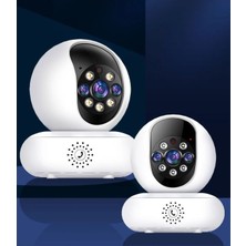 Qasul 1080P Çift Wifi 2.4/5 Ghz Ip Kamera Akıllı Ev Güvenlik Bebek Hareket Izleme Sesli Interkom