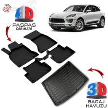 3K Store Porsche Macan 4d Paspas ve 3D Bagaj Havuzu 2018 ve Üstü