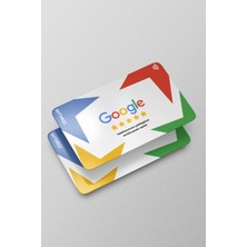 Tecrübe Bilişim [ Yatay ] Google Yorum Kartı Google Harita Nfc & Qr Destekli