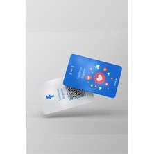 Tecrübe Bilişim Facebook Yorum Kartı Nfc & Qr Destekli Kart