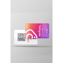 Tecrübe Bilişim Instagram Yorum Kart Nfc & Qr Destekli Kart