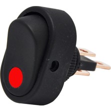 Robo Dünya Oval Asw Serisi Kırmızı Ledli 12V 20A