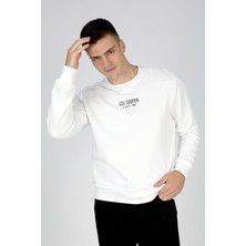 Lee Cooper Frose Erkek O Yaka Sweatshirt Beyaz