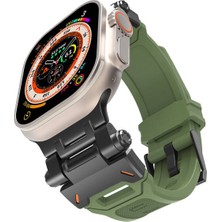 Mobify Apple Watch 44MM Metal Başlıklı Ayarlanabilir Silikon Kordon KRD108