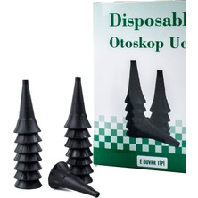 Disposable Otoskop Ucu  2.5 mm El Tipi (Reisler ve Hanine Uyumlu 100 Adet(1 Kutu)