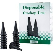 Disposable Otoskop Ucu  2.5 mm El Tipi (Reisler ve Hanine Uyumlu 100 Adet(1 Kutu)