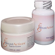 Breast Actives Topical Cream + Breast Actıves Dietary Supplement