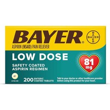 Bayer Low Dose Aspirin 81 Mg 200 Tablet