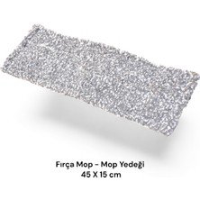 Elefan Fırça Mop Seti  Yedek Mop Bezi 45 x 15 cm