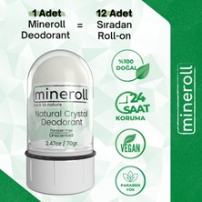 Mineroll  Doğal Kristal Tuz Vegan Deodorant 70g