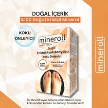 Mineroll Ayak Banyosu Doğal Kristal Koku Önleyici 1 Kutu (5 Adet Saşe)