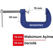 Workpro WP232018 75 mm G Tipi Işkence